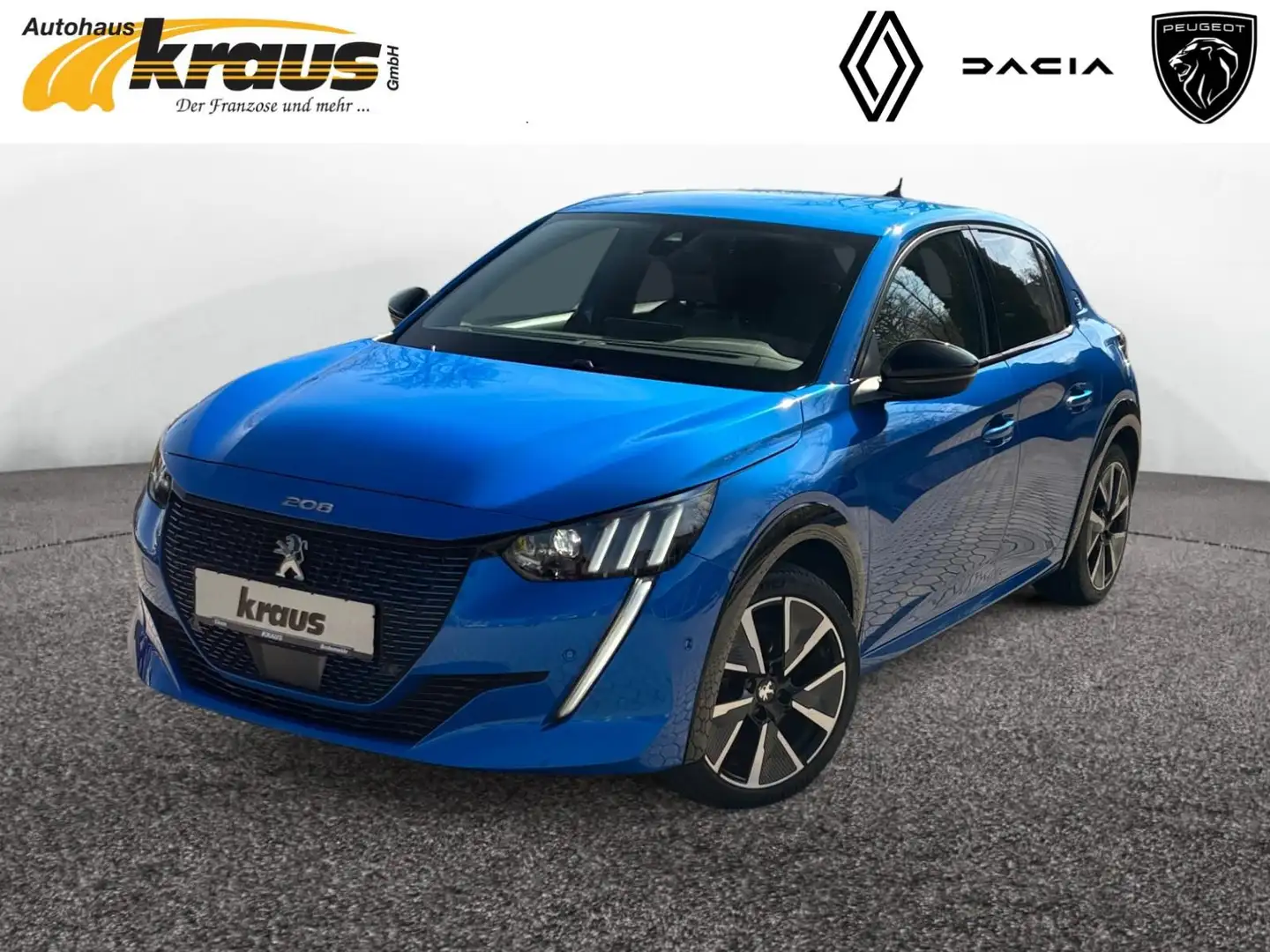 Peugeot 208 -e 136 GT ACC NAVI SHZ KAMERA ALU Blau - 1