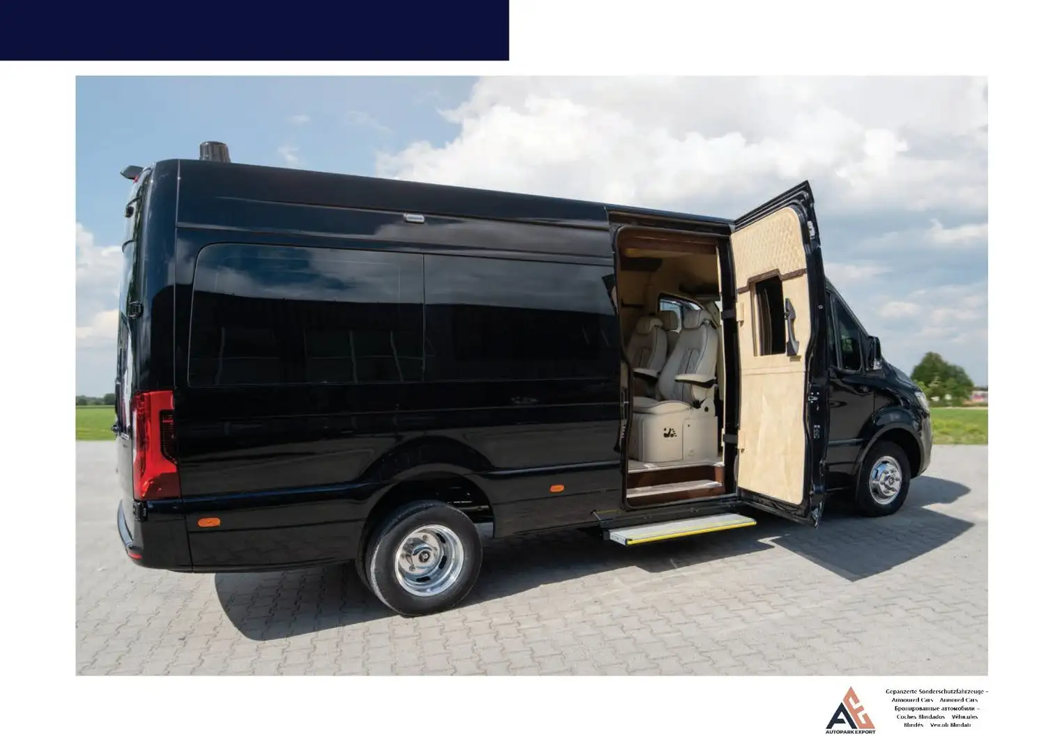 Mercedes-Benz Sprinter III 519 CDI*B6*BUNKER*GEPANZERT*VIP*270 Schwarz - 1