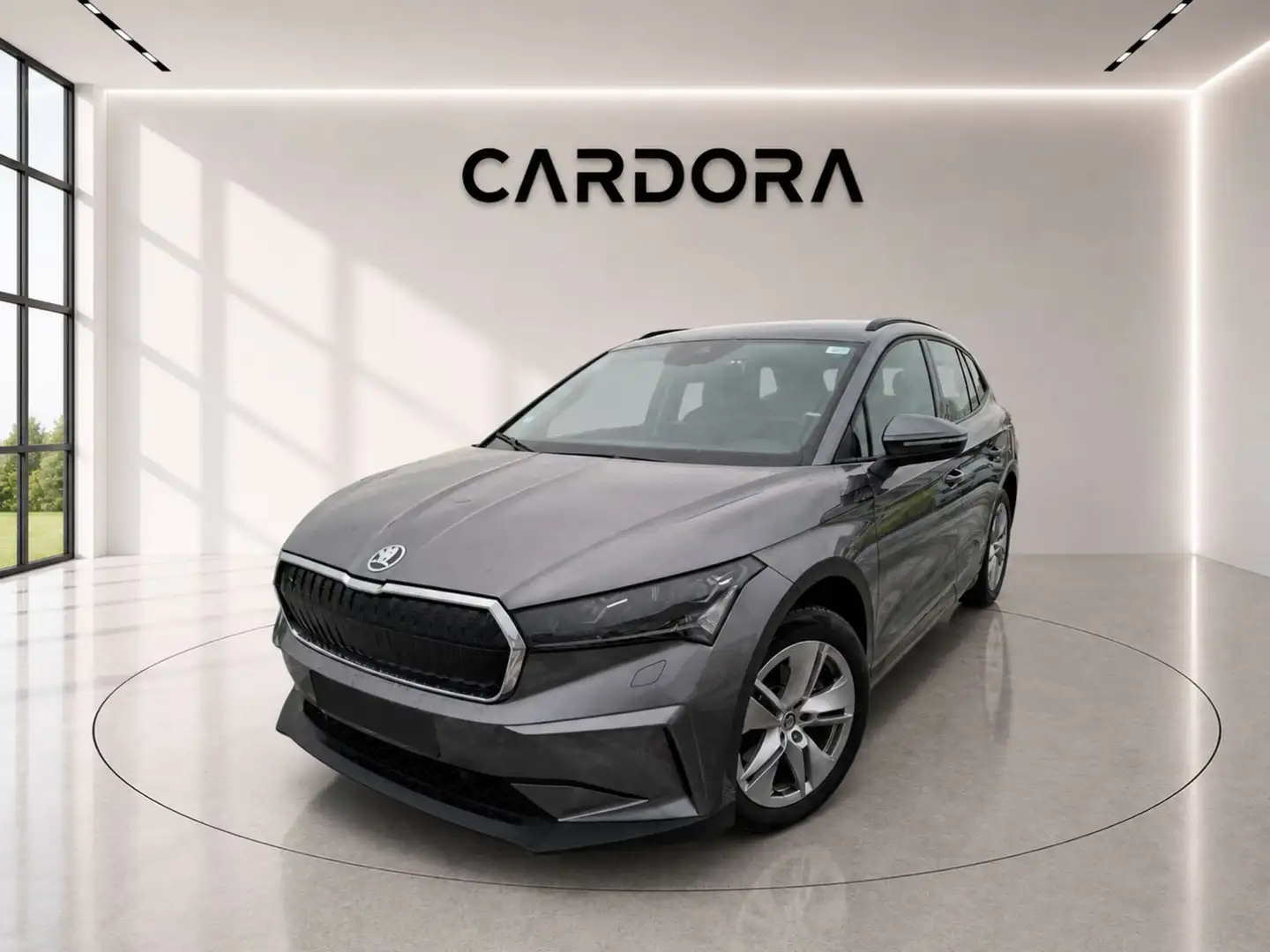 Skoda Enyaq iV 60 Loft 62 kWh *Wärmepumpe*Matrix*ACC*Leder*NA Grau - 1