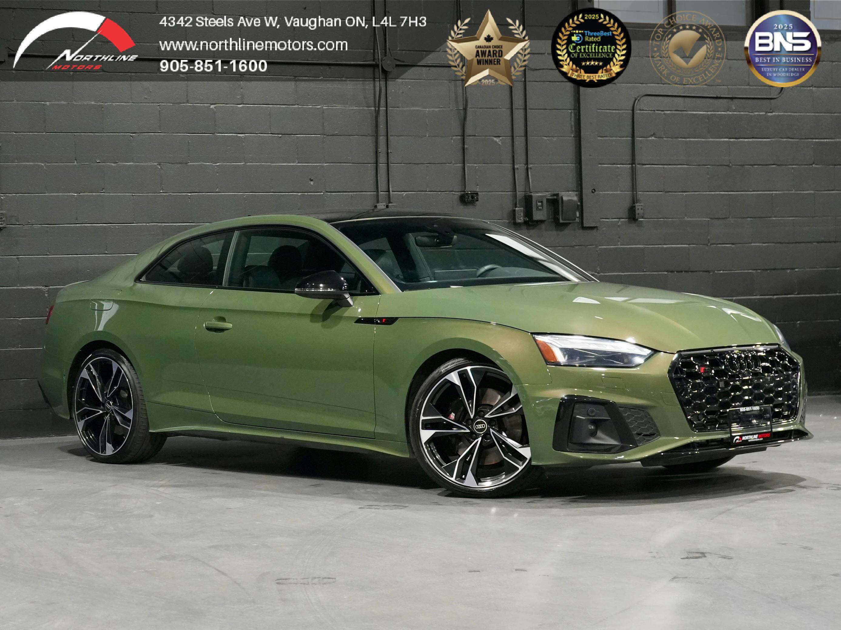 Green 2023 Audi S5 Coupe Automatic