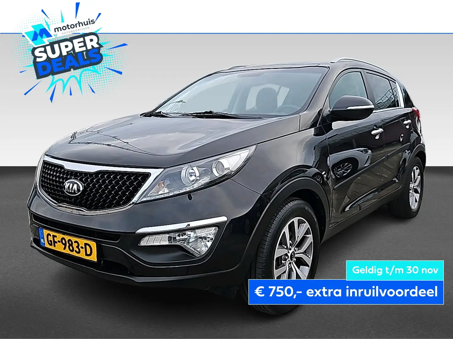 Kia Sportage 1.6 GDI 135pk ECOdynamics DynamicPlusLine Noir - 1