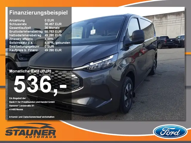 Ford Transit Custom Trend 320L1 Elektro 0% FIN