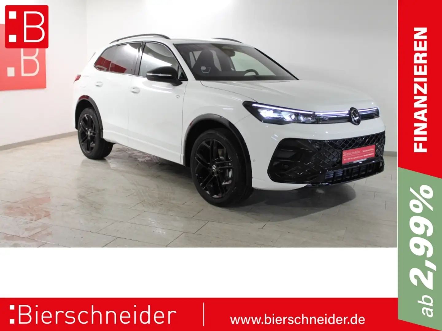 Volkswagen Tiguan 2.0 TDI DSG 4Mo. 2x R-Line Black Style 20 MATRIX P Weiß - 1
