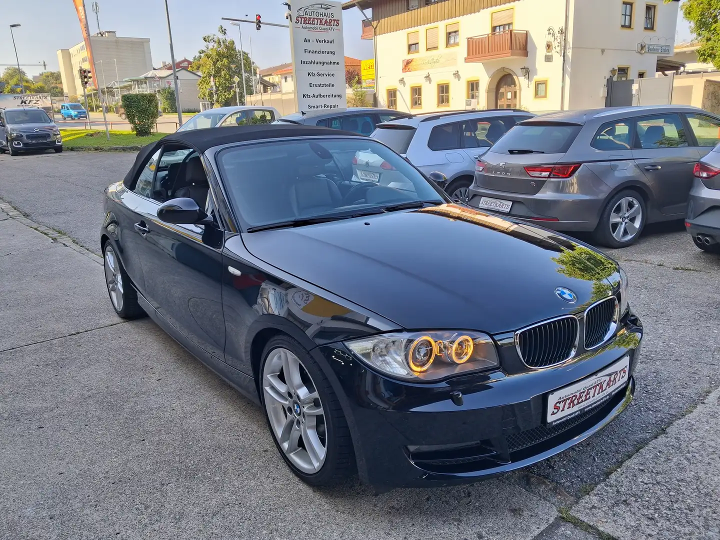 BMW 125 125i 3.0 Cabrio Klima Sitzheizung Vollleder Schwarz - 1