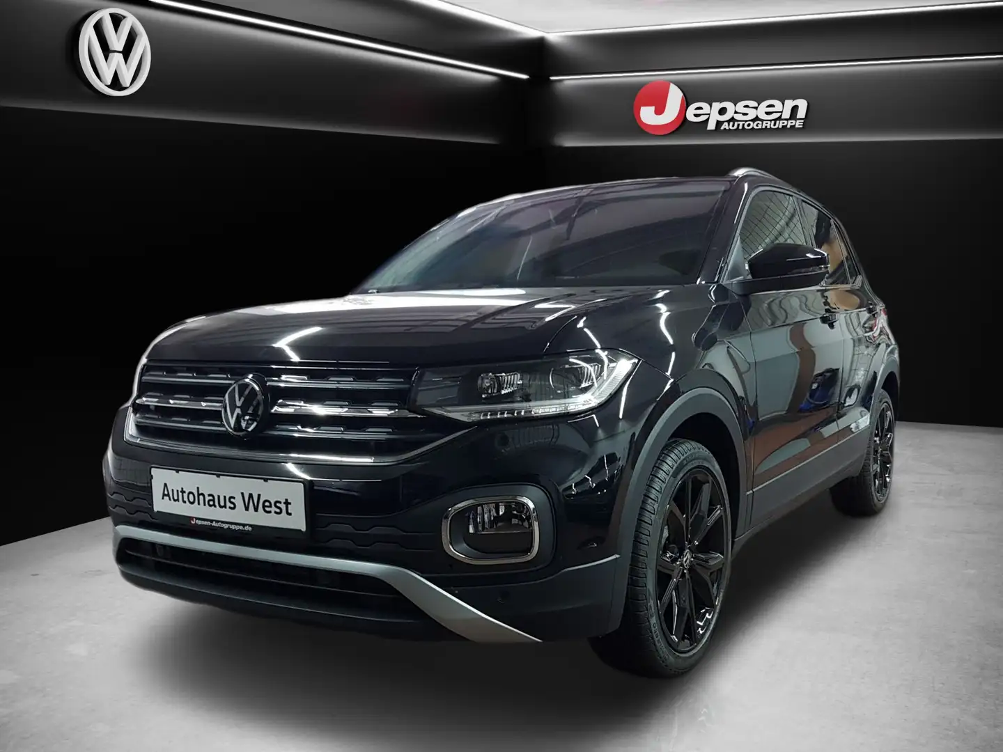 Volkswagen T-Cross Style 1.0 l TSI OPF 81 kW (110 PS) 7-Gang-Doppelku Schwarz - 2