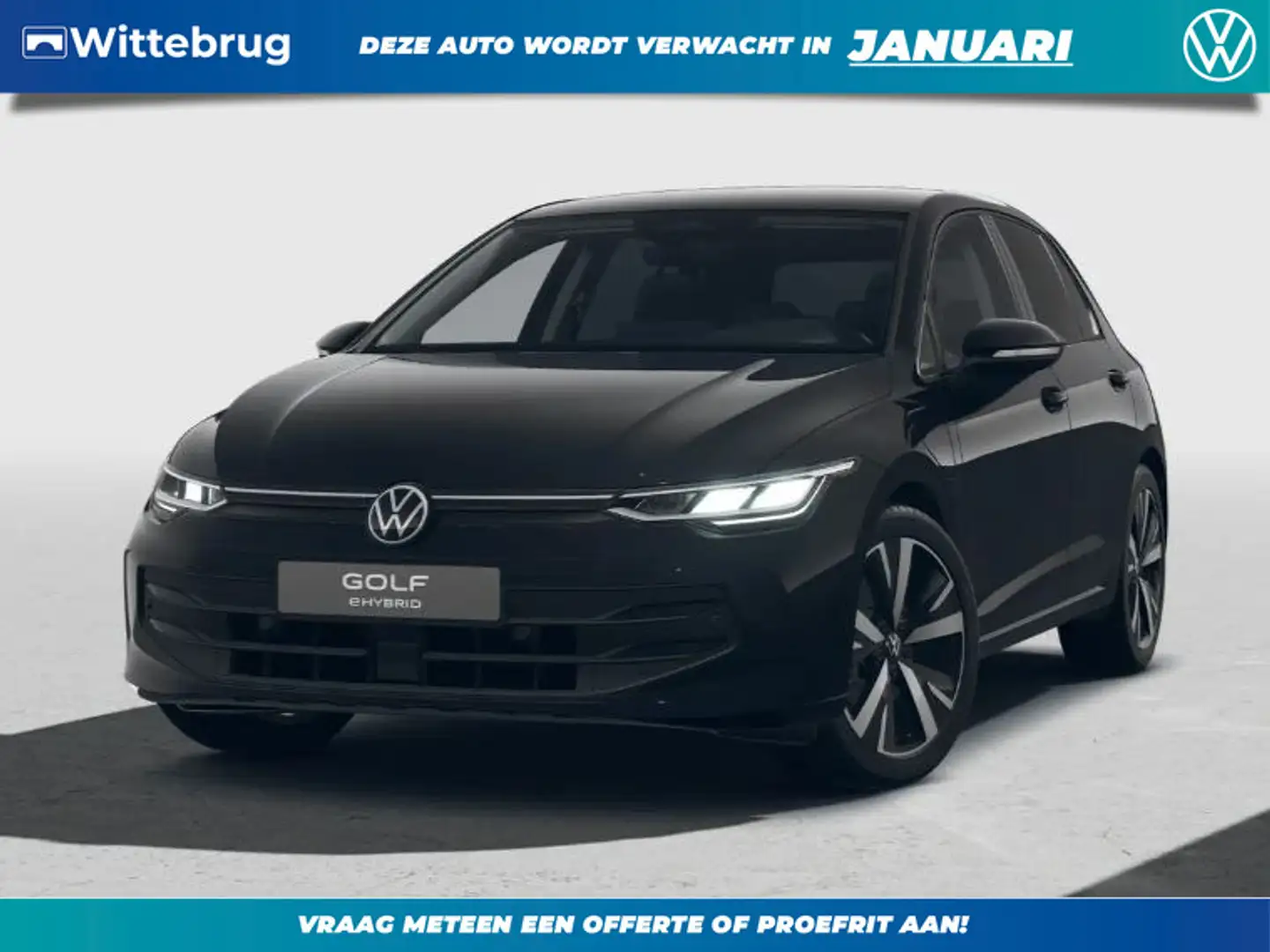 Volkswagen Golf 1.5 eHybrid Life Edition !!!Profiteer ook van 2.00 Чорний - 1