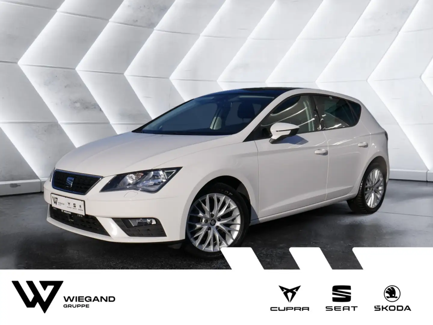 SEAT Leon 1.5 Style KLIMA PDC SHZ NAVI FACEL. PANO Weiß - 1