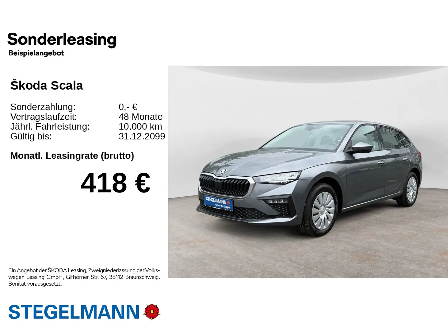 Skoda Scala 1.0 TSI DSG Essence Grau - 2
