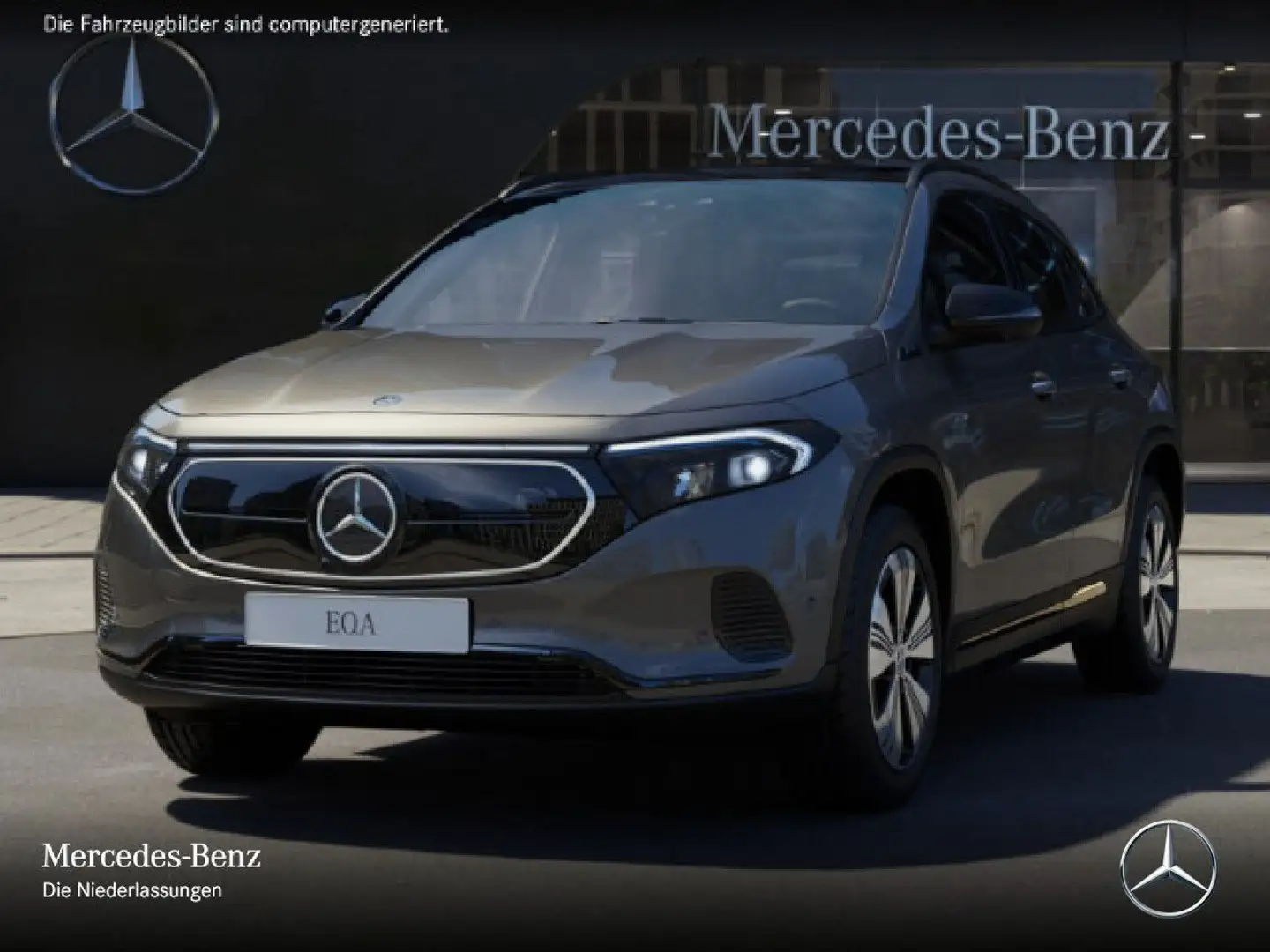 Mercedes-Benz EQA 250 PROG+NIGHT+PLUS-PAKET+PANO+360+EDW+KEYLESS Grau - 2