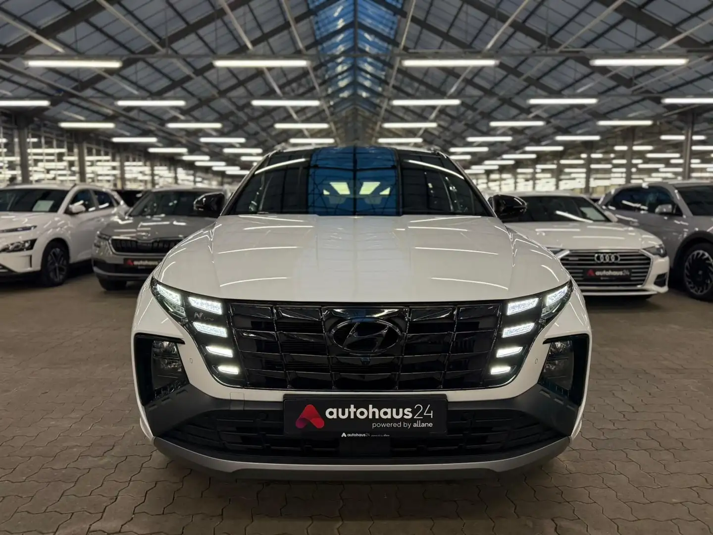 Hyundai TUCSON 1.6 PHEV N Line 4WD|LED|Navi|Kamera|ACC Weiß - 2