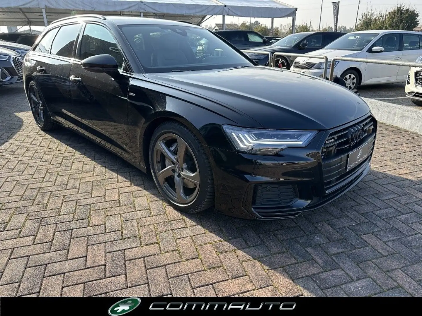 Audi A6 Avant 50 3.0 TDI 286CV S-Line R19/RADAR/TETTO Zwart - 2