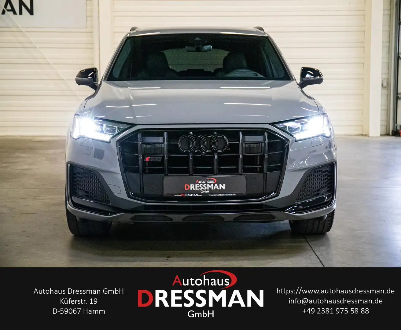 Audi SQ7 4.0 TFSI q. comp. plus LASER HuD 360° B&O-3D Gris - 2
