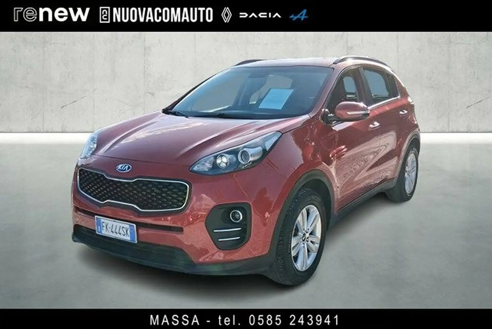 Kia Sportage 1.7 crdi Class 2wd 115cv my17 Rosso - 1
