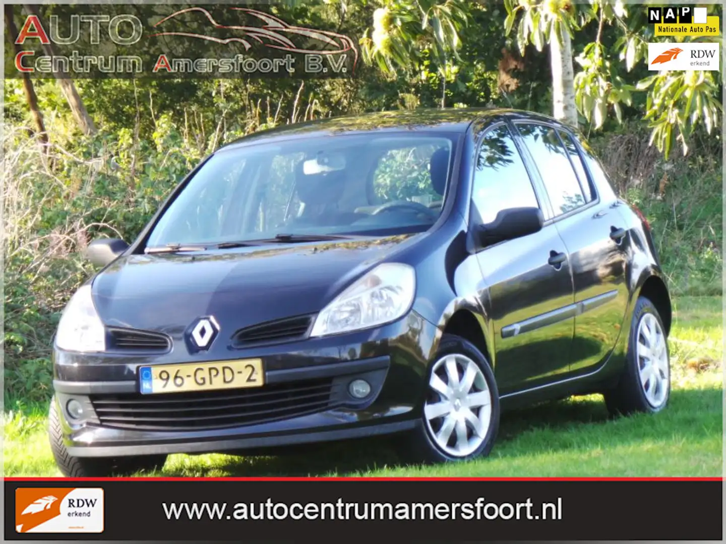 Renault Clio 1.2-16V Special Line ( INRUIL MOGELIJK ) Zwart - 1
