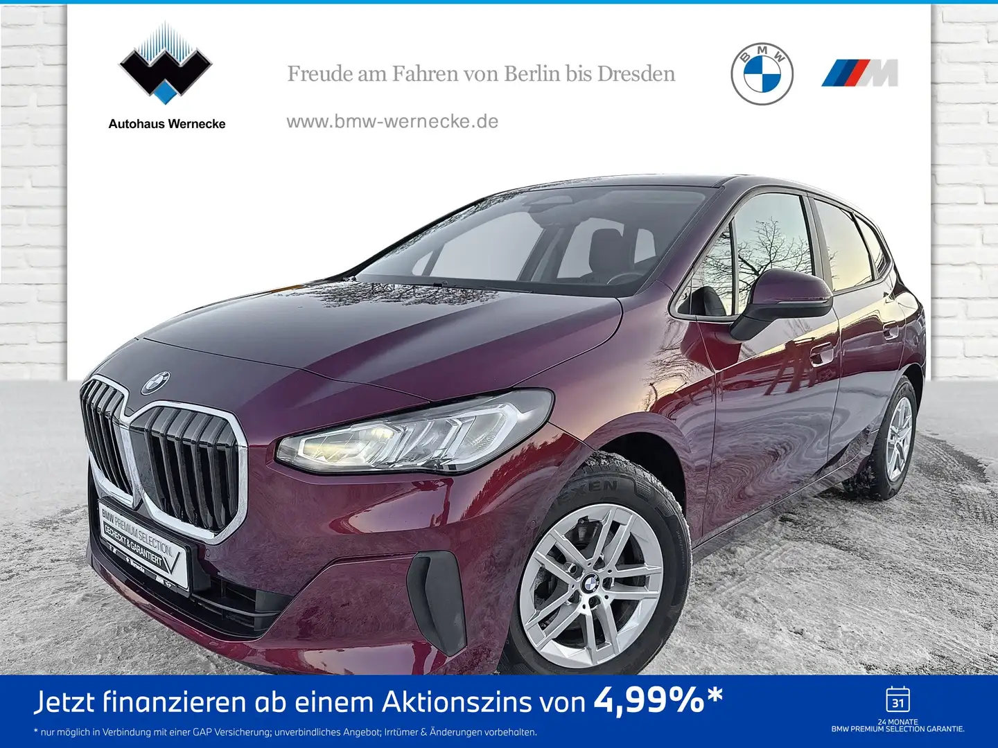 BMW 218 i Active Tourer DAB Parkassistent Shz Rot - 1