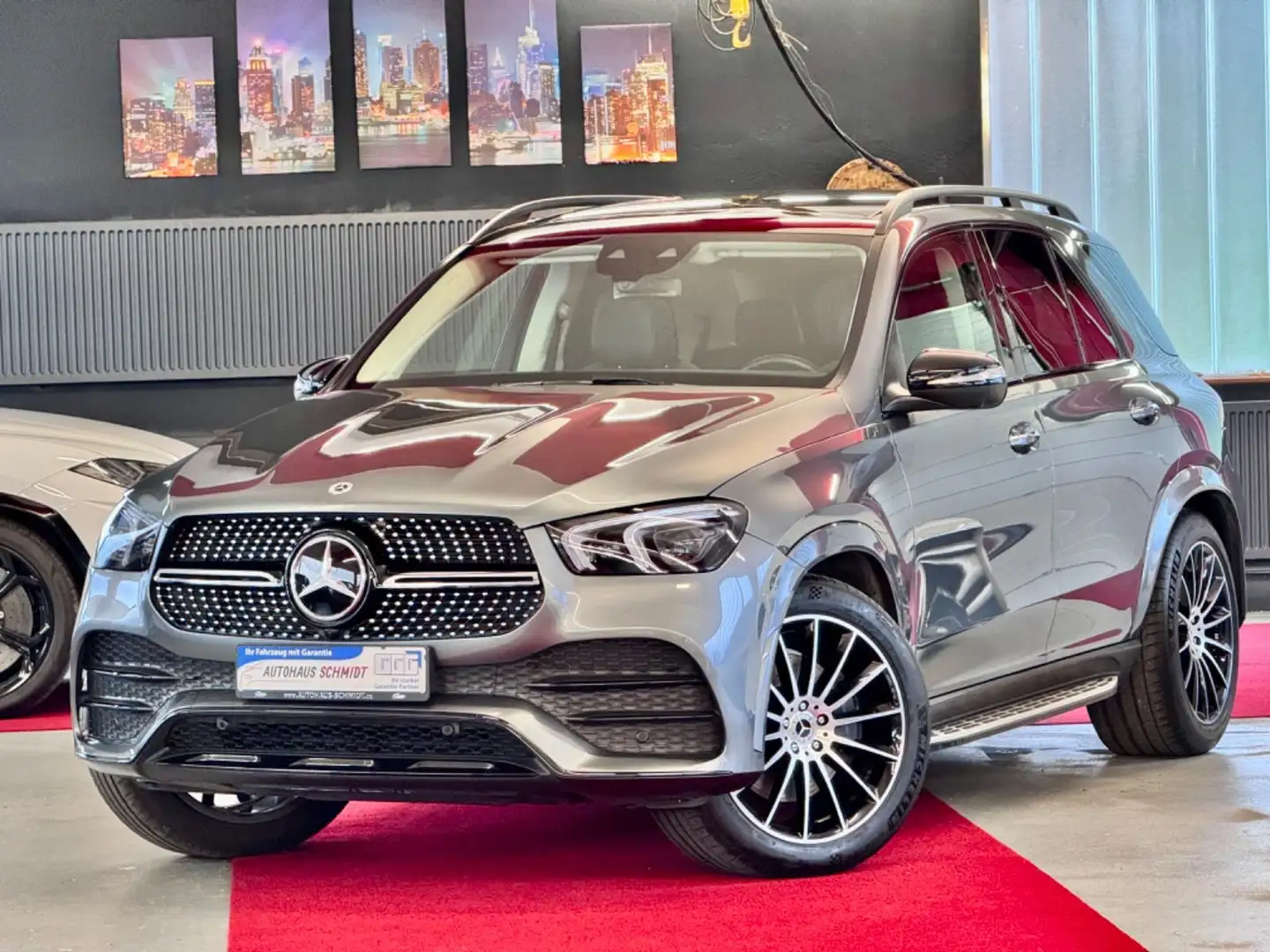 Mercedes-Benz GLE 350 GLE350 AMG 7 Sitze Pano Luft Distronic Burmester Grijs - 1