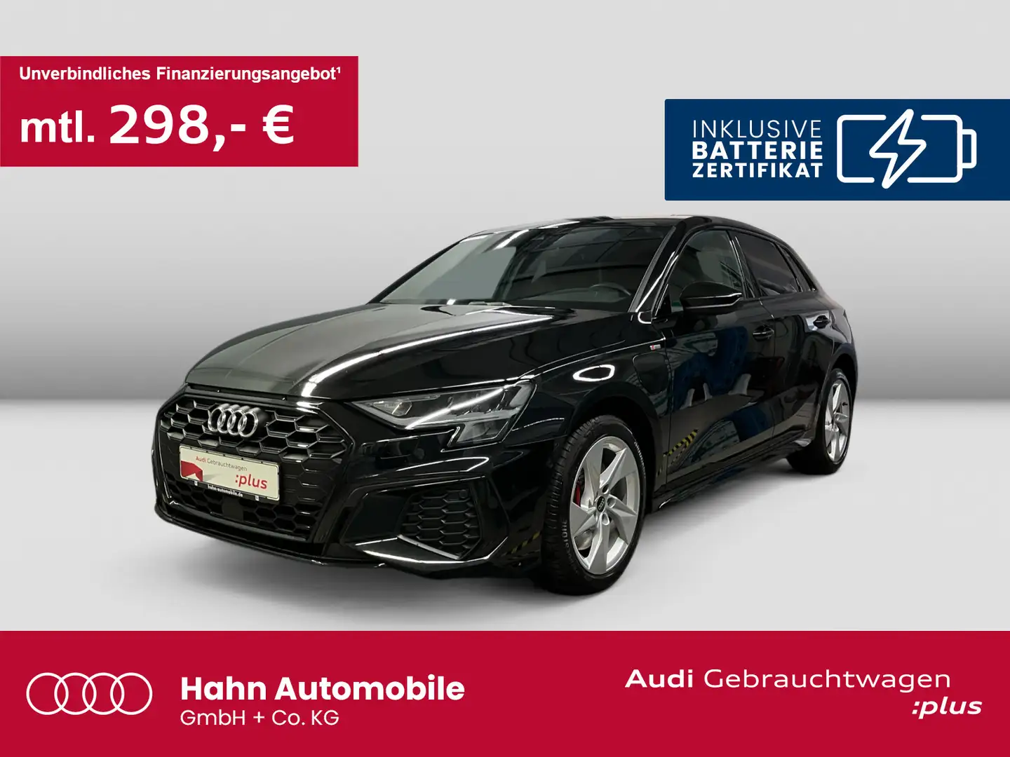 Audi A3 45 TFSIe S line Virtual Sitzh Busin Schwarz - 1