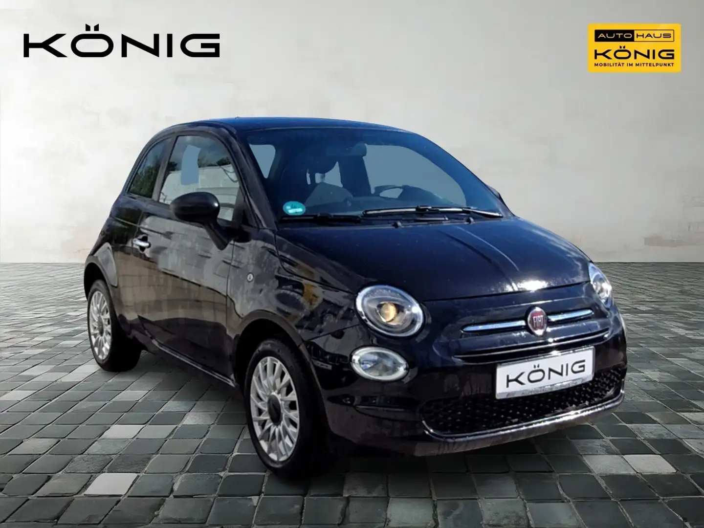 Fiat 500 1.0 GSE Klima & Sound Carplay Tempomat Schwarz - 2