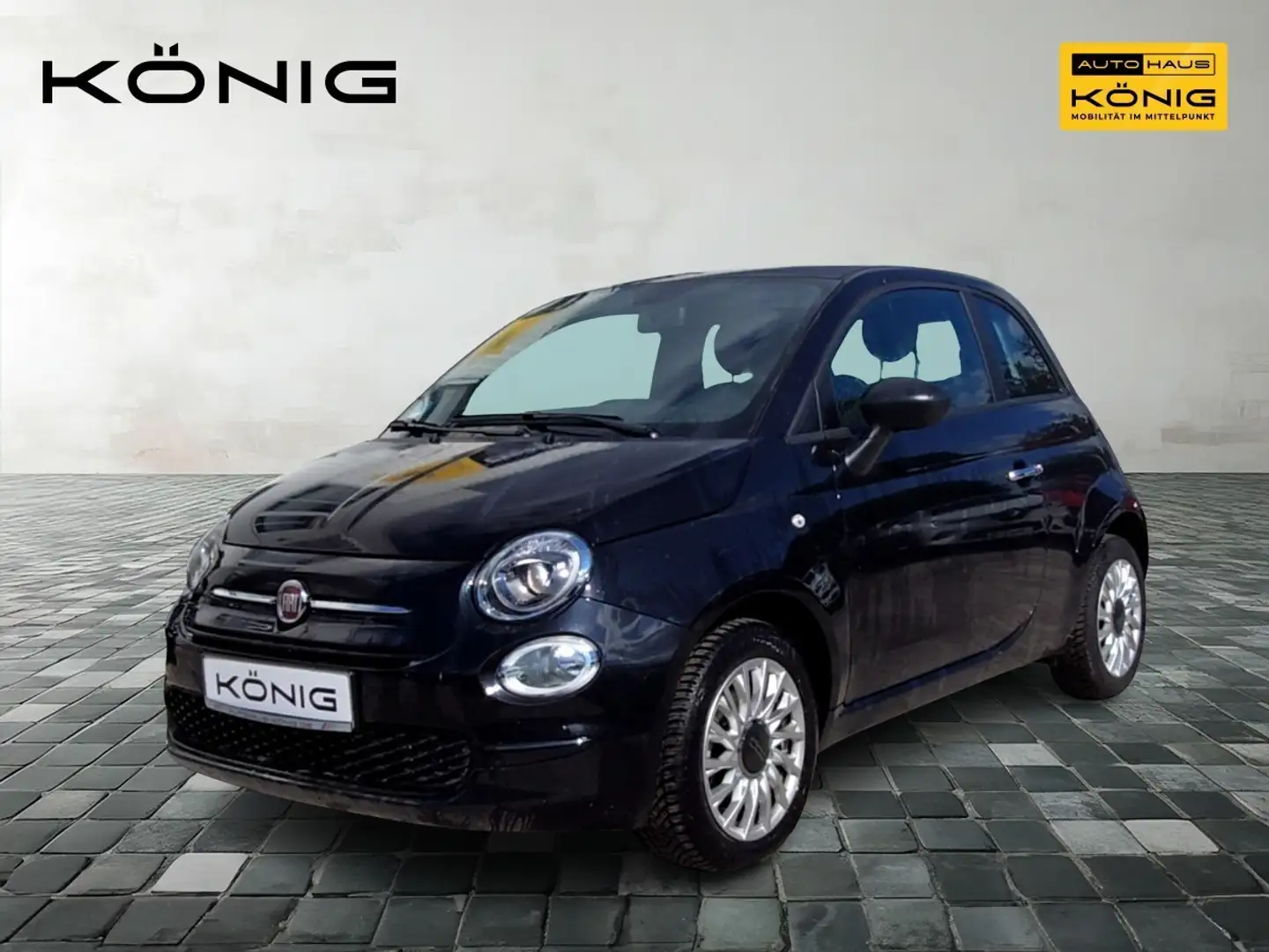 Fiat 500 1.0 GSE Klima & Sound Carplay Tempomat Schwarz - 1