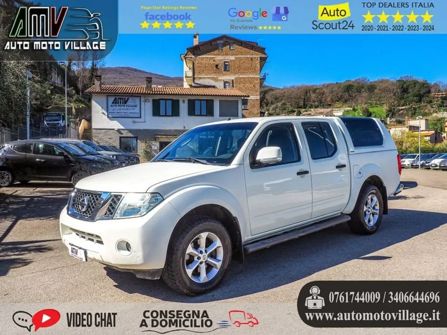 Nissan Navara 2.5 dCi 190CV 4 p. Double Cab 12 MESI DI GARANZIA Bianco - 1
