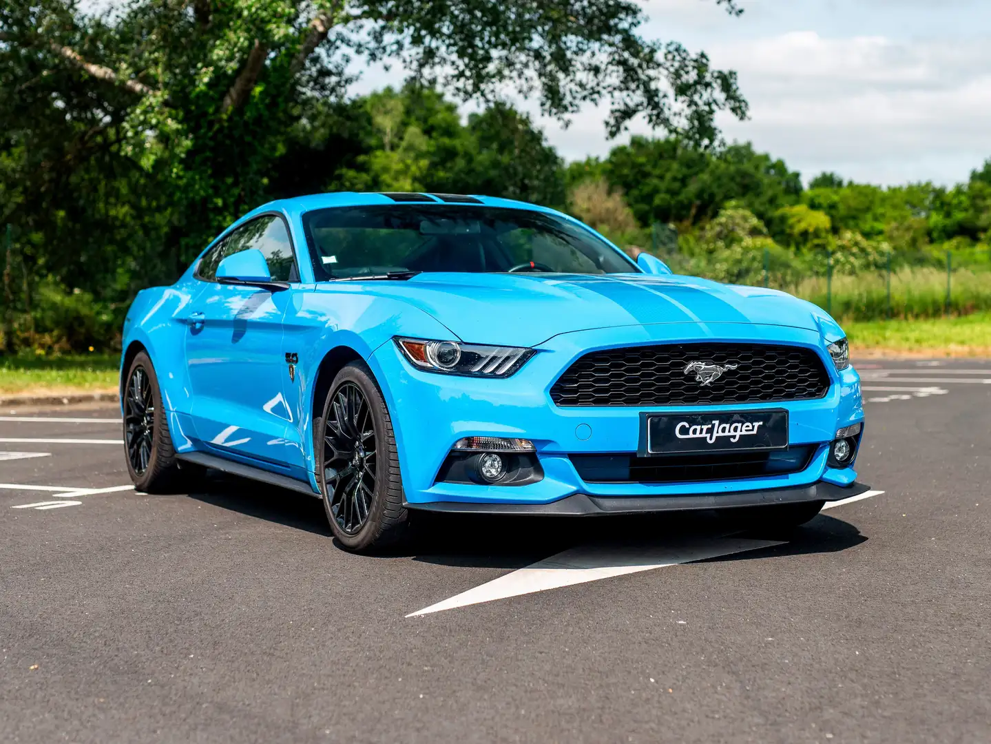 Ford Mustang Mustang Fastback V8 5.0 GT Bleu - 1