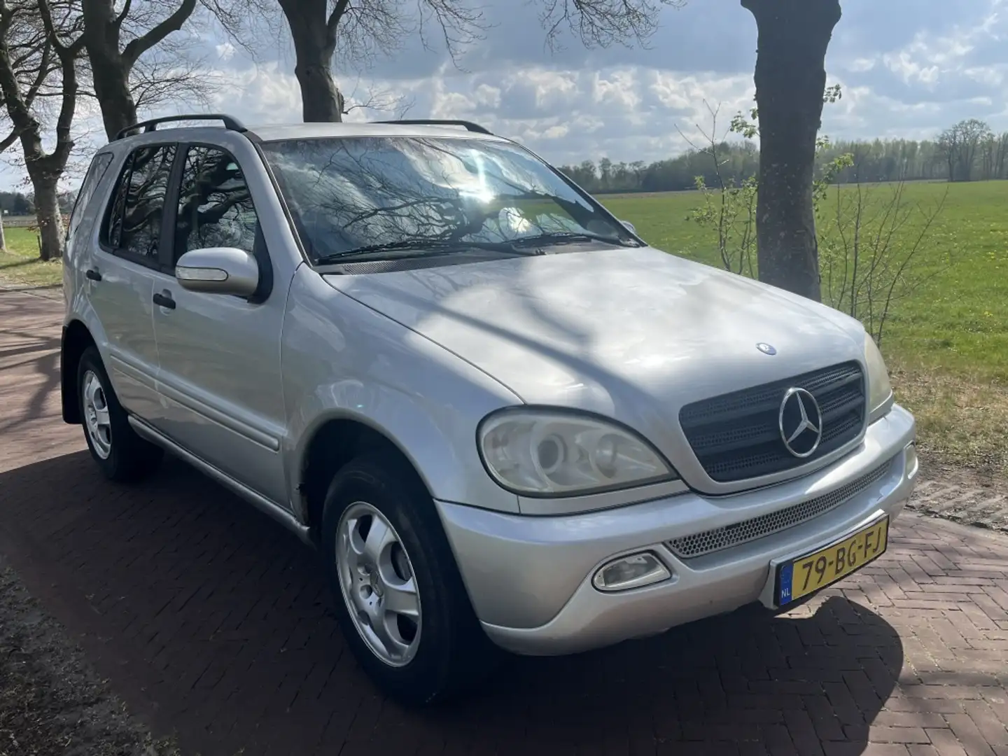 Mercedes-Benz ML 270 M-klasse CDI 2002 Grijs kenteken Marge Argent - 2