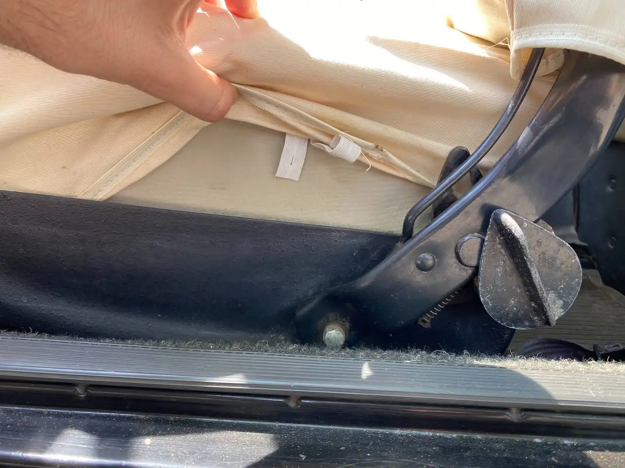 Volkswagen Maggiolino 1302 Cabrio vetro piatto, foto 8