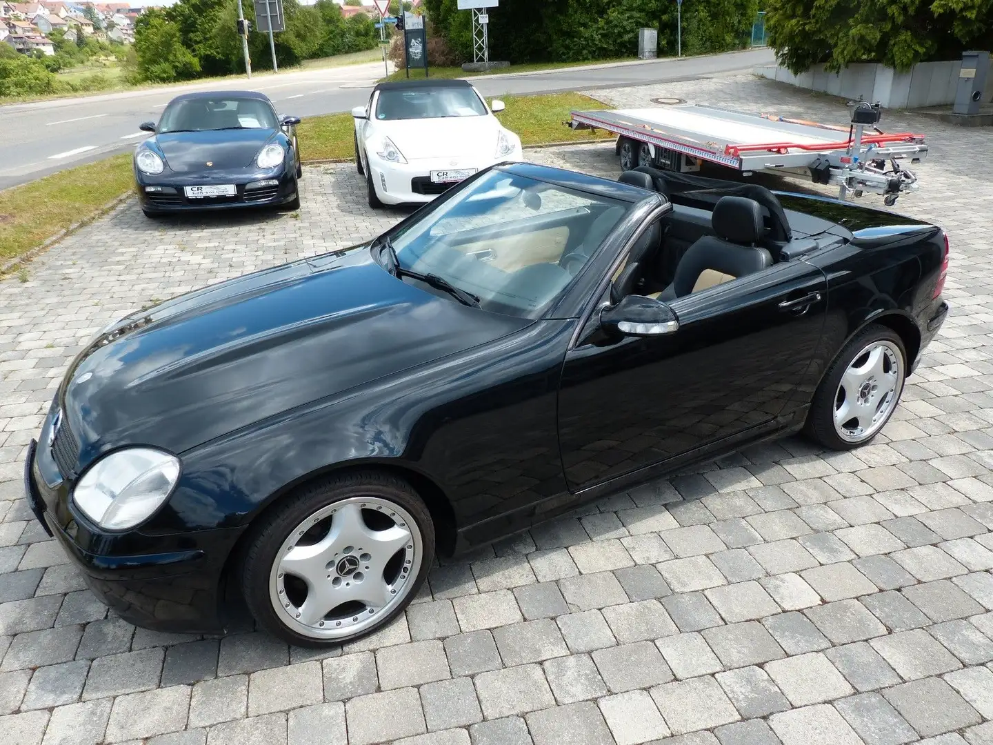 Mercedes-Benz SLK 230 KOMP 17"BBS Autom. Klima Sitzhzg. Xenon Czarny - 2