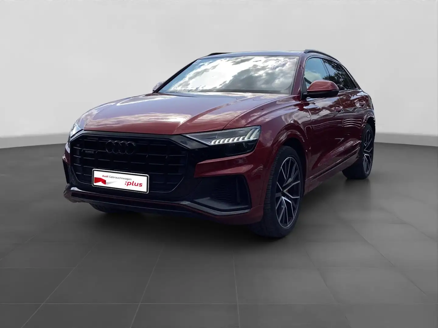 Audi Q8 55 TFSIe Q 2x S LINE LM22 PANO KAMERA RAUTE Rot - 2