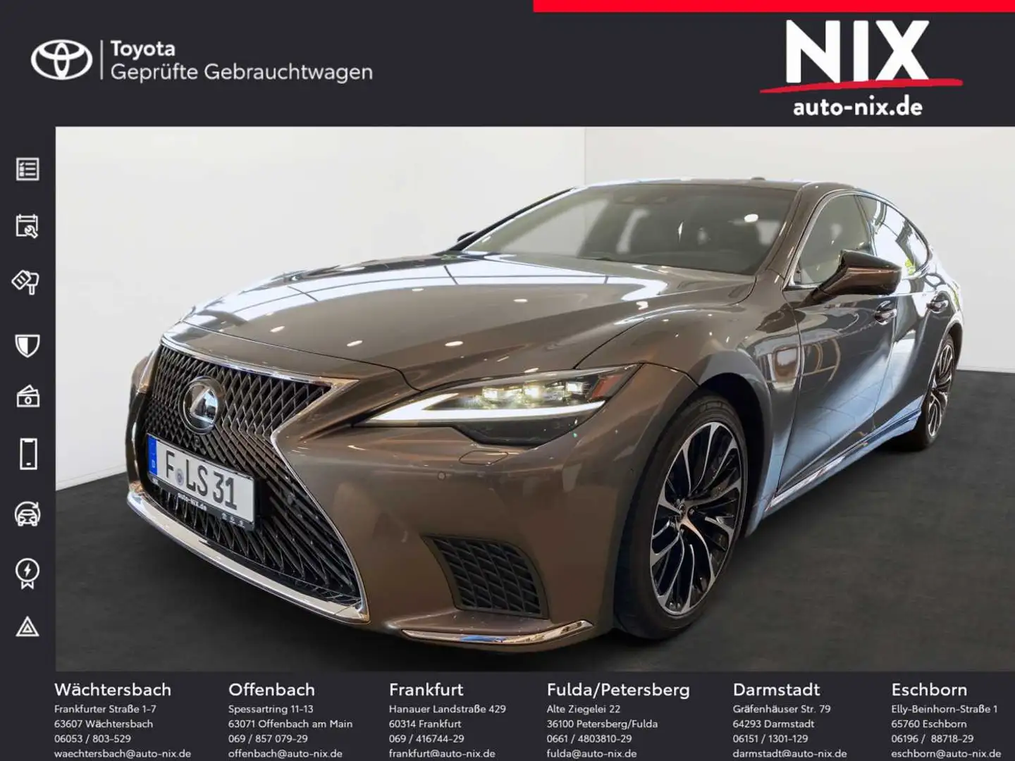 Lexus LS500h Luxury Line SHZ KLIMA 360°KAMERA MASSAGESIT Gri - 1