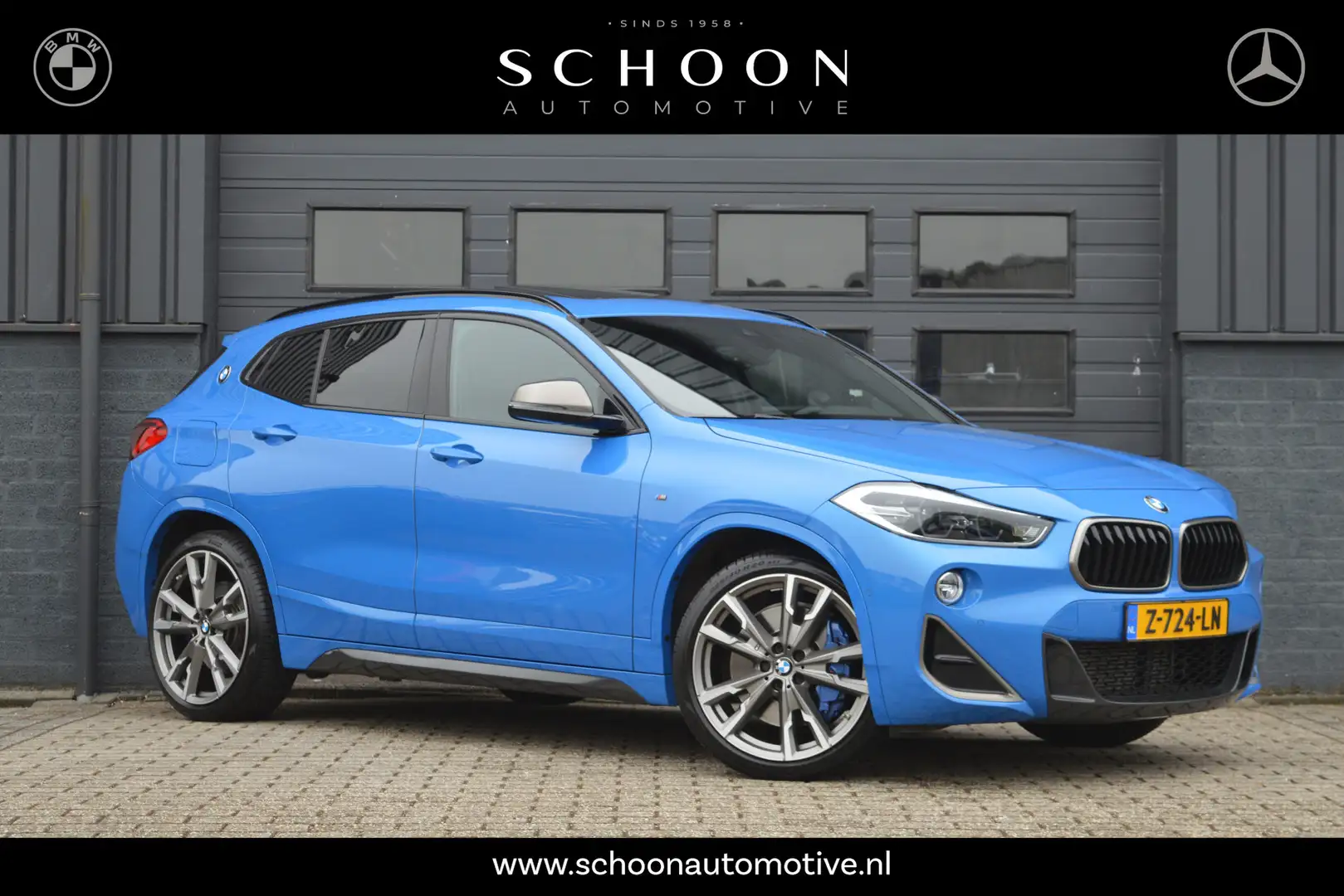 BMW X2 M35i High Executive | PANO | HUD | H&K | ACC | KEY Blauw - 1