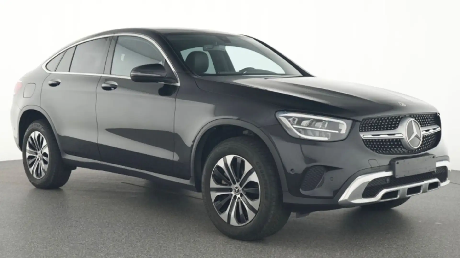 Mercedes-Benz GLC 300 de 4Matic COUPE LEDER WIEDE LED KAM LEDE Schwarz - 2
