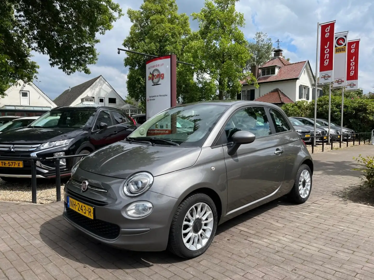 Fiat 500 0.9 TWINAIR TURBO POPSTAR AUTOMAAT / AIRCO / PDC / Grau - 1