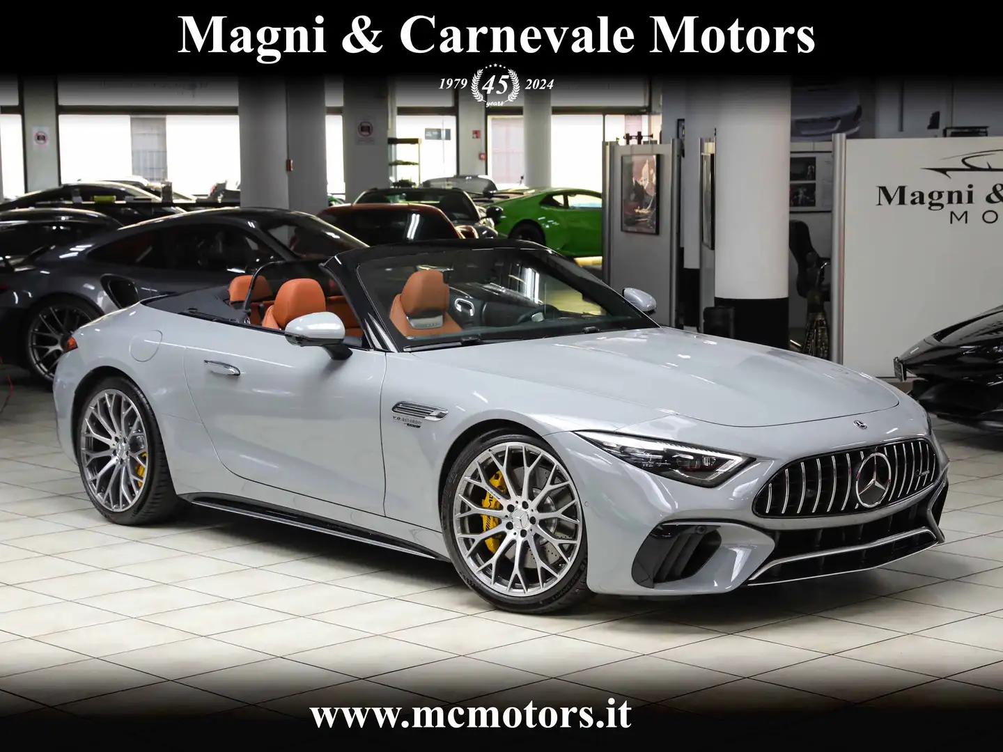 Mercedes-Benz SL 63 AMG PREMIUM PLUS|LIFT SYSTEM|21''|TRACK PACE|BURMESTER Grigio - 1