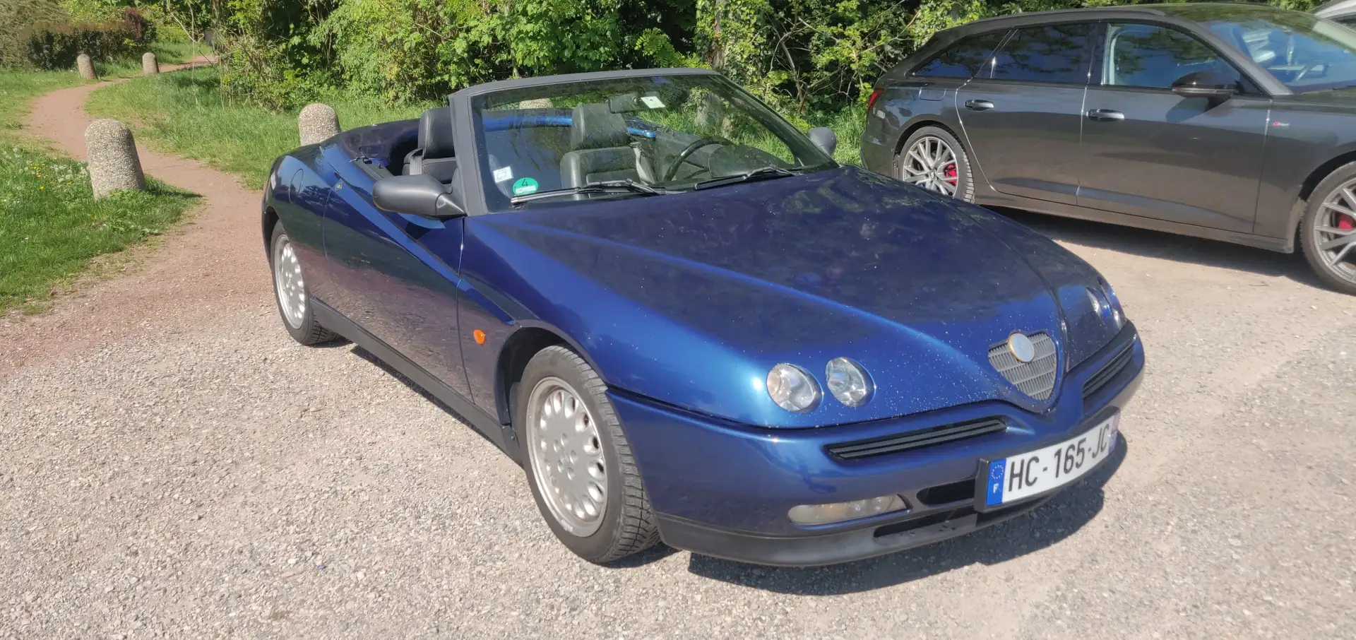 Alfa Romeo Spider Spider 3.0i V6 L Bleu - 1