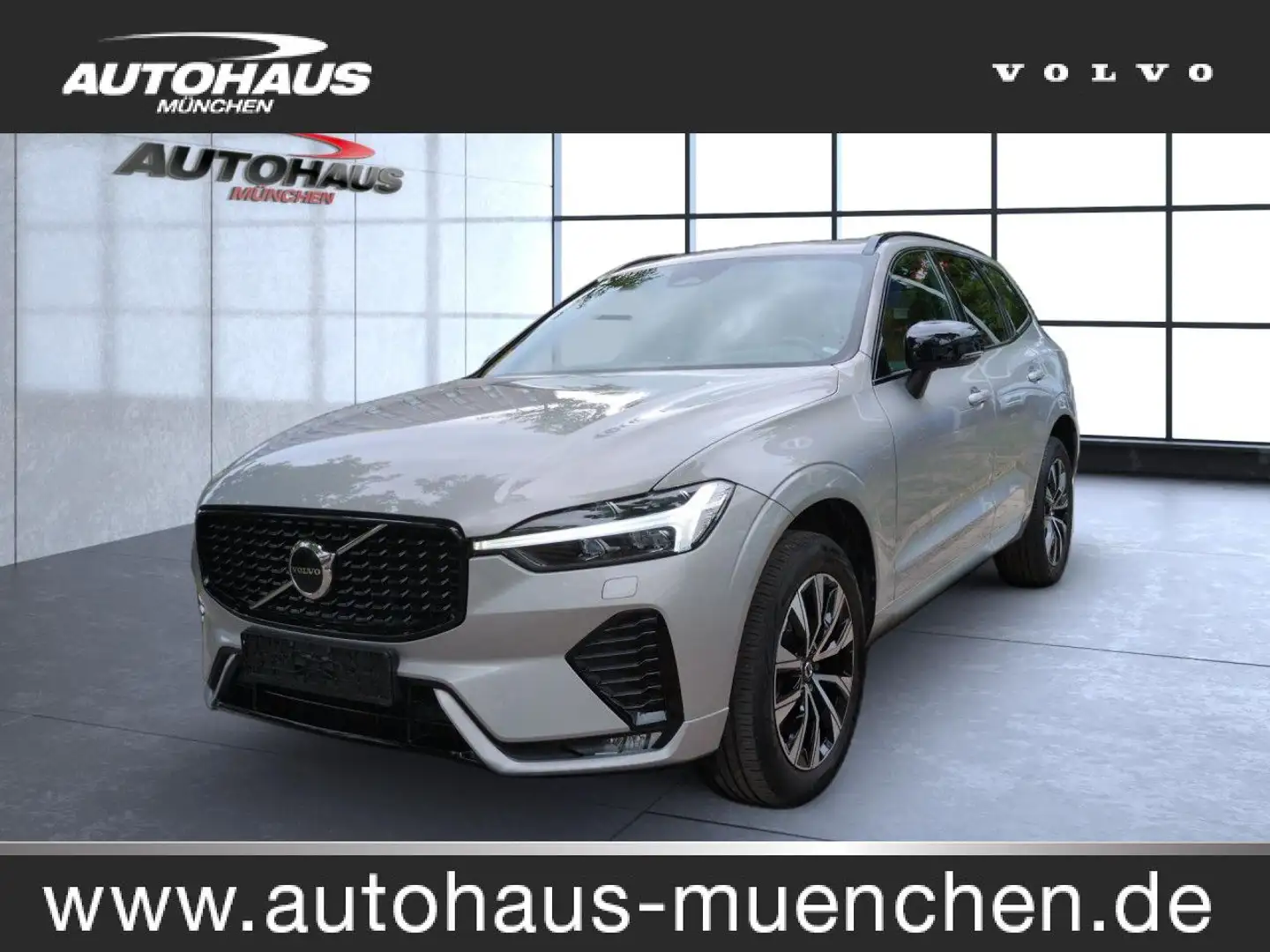 Volvo XC60 XC 60 Plus Dark 2WD Bluetooth Navi LED Vollleder Silber - 1