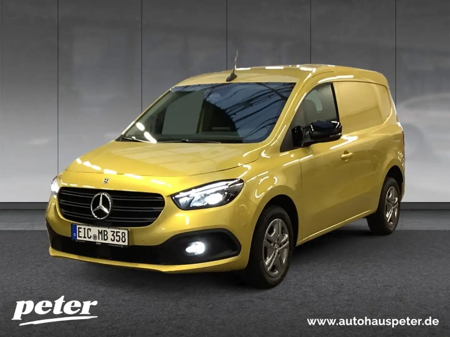 Mercedes-Benz Citan 112 CDI +MBUX+SpurW+AHK+Navi+PDC+KAM+SpurH Gelb - 1