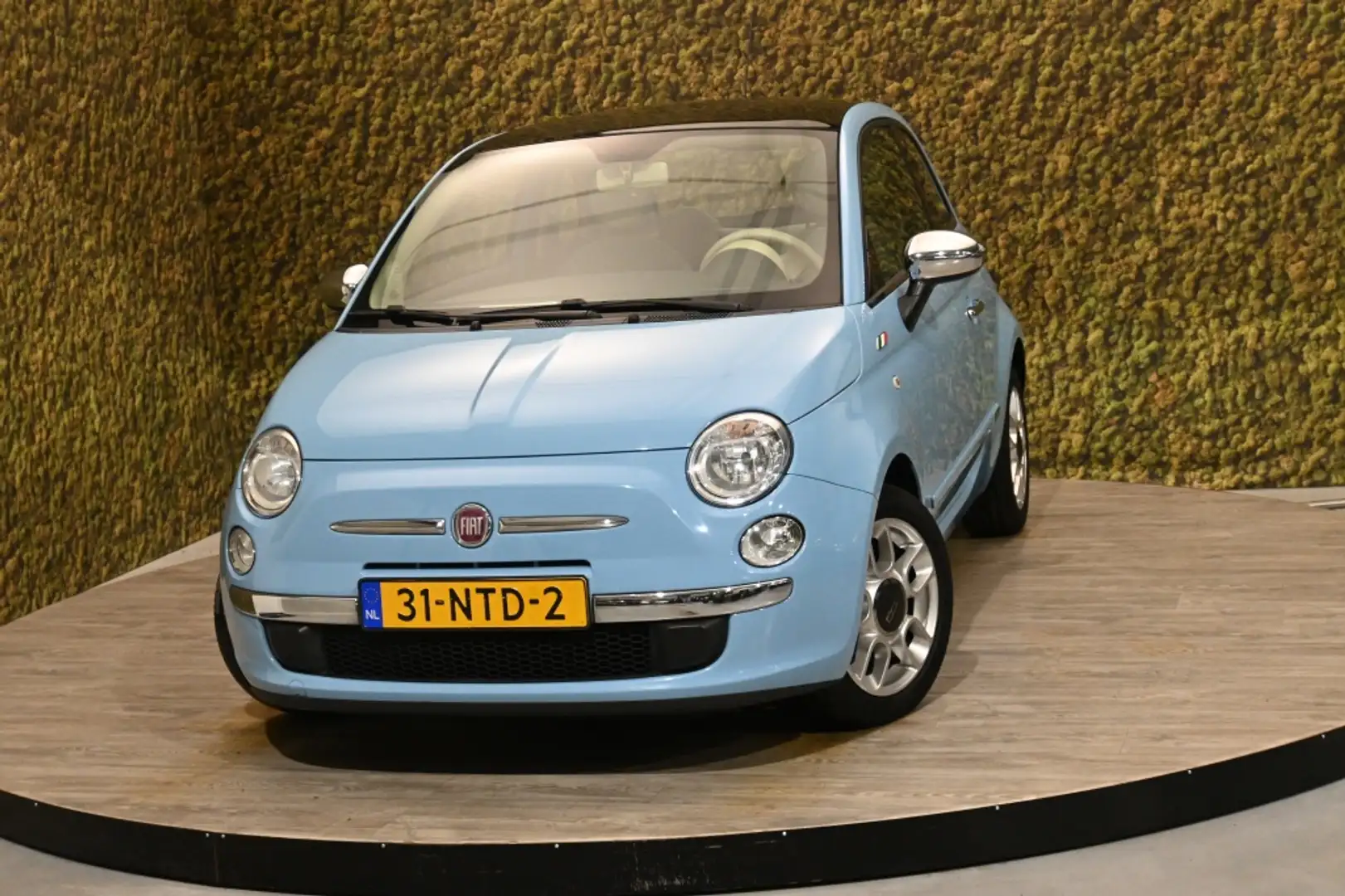 Fiat 500 1.2 Lounge Automaat | Nl-auto Azul - 1