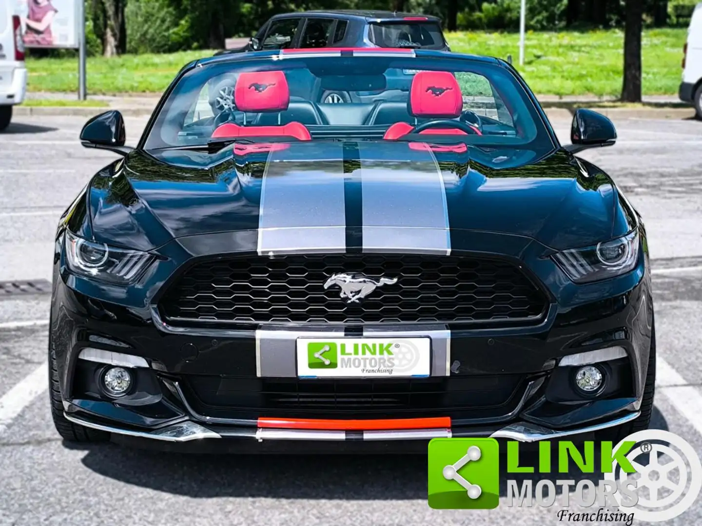 Ford Mustang 2.3 EcoBoost Cabrio Automatica GARANTITA Zwart - 2