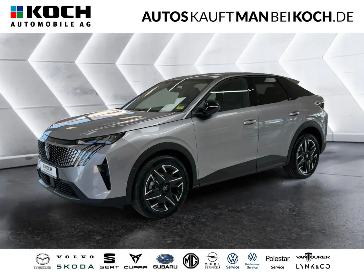 Peugeot 3008 1.2 Allure MHEV e DCT6 Navi ACC Bluetooth LED Grau - 1