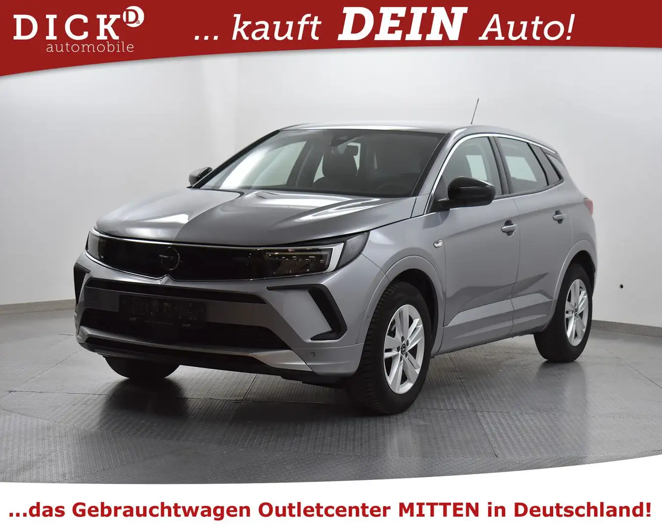Opel Grandland X 1.2 Aut. Enjoy NAVI+KAM+ACC+LED+SHZ+ Silber - 2
