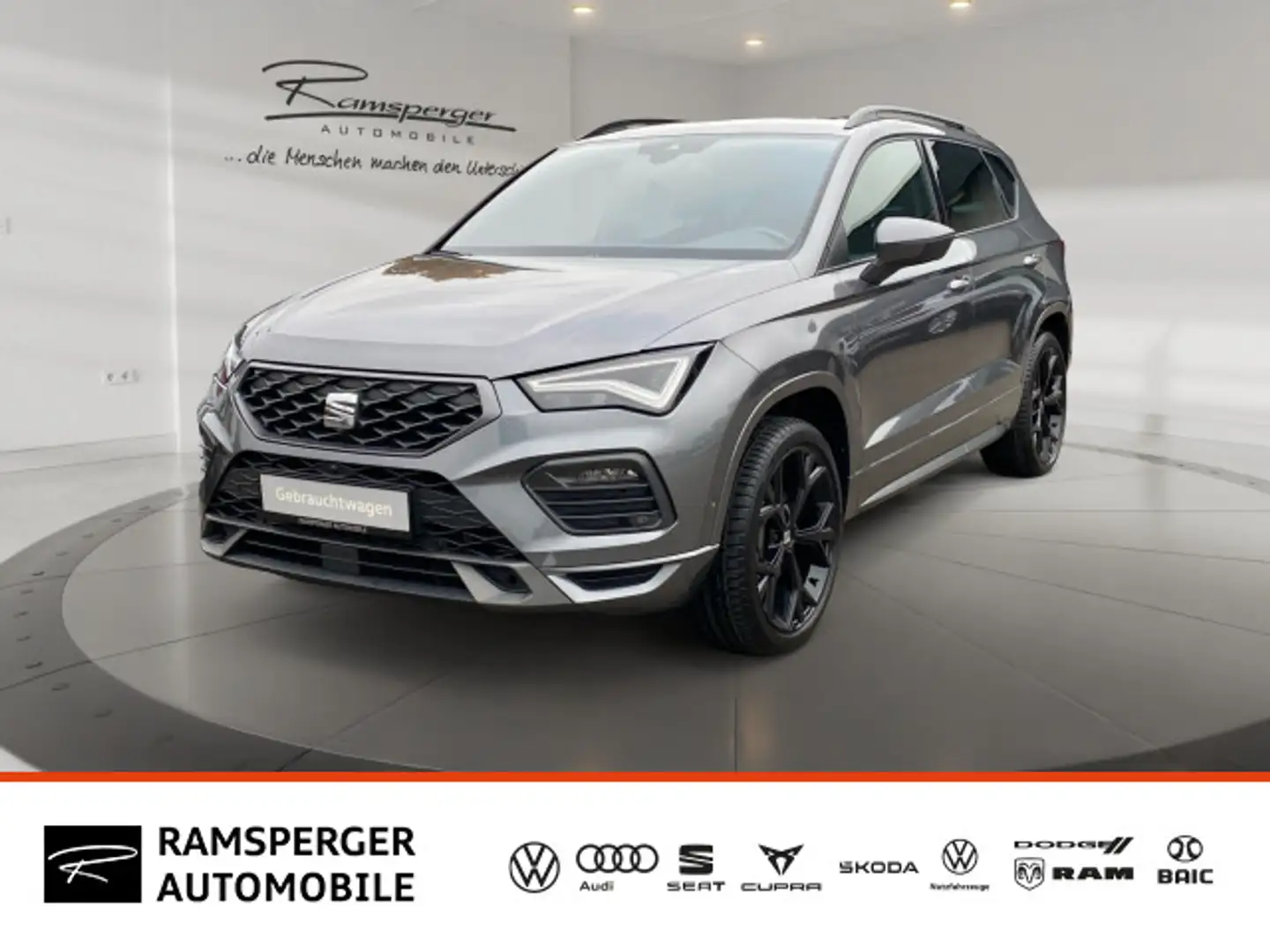 SEAT Ateca FR 2.0 TDI LED/Pano/Navi/Assist/uvm. Grau - 1