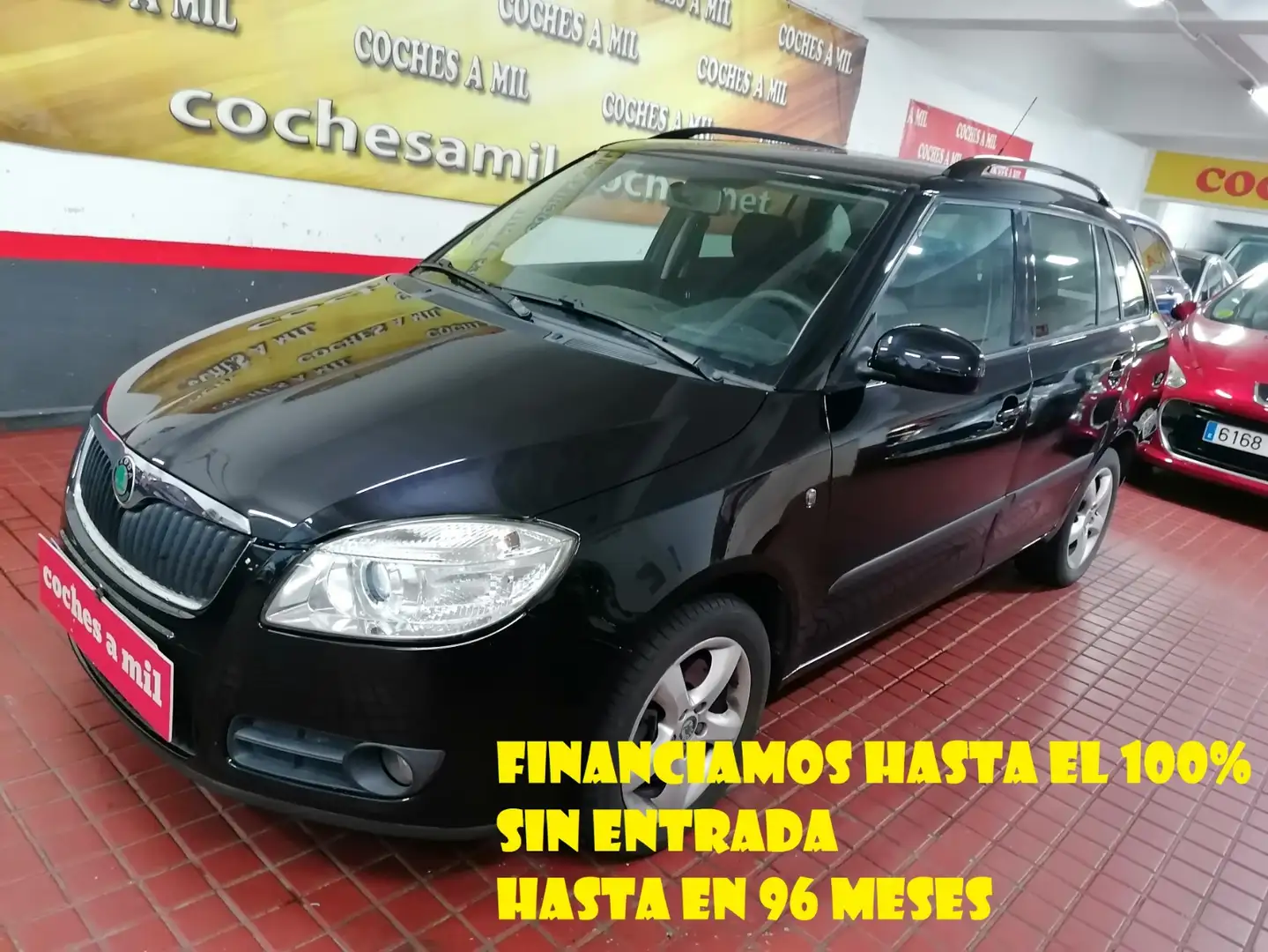Skoda Fabia Combi 1.9TDI Sport Zwart - 1