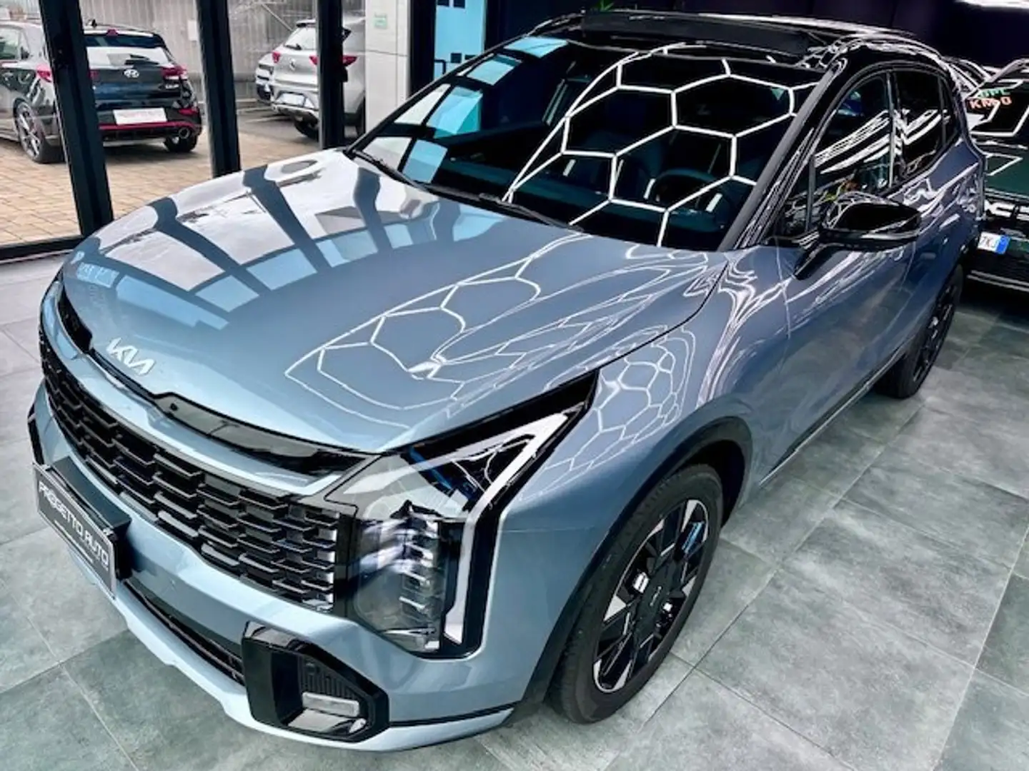 Kia Sportage Sportage 1.6 t-gdi hev GT-line+TETTO APRIBILE+RUOT Argento - 1