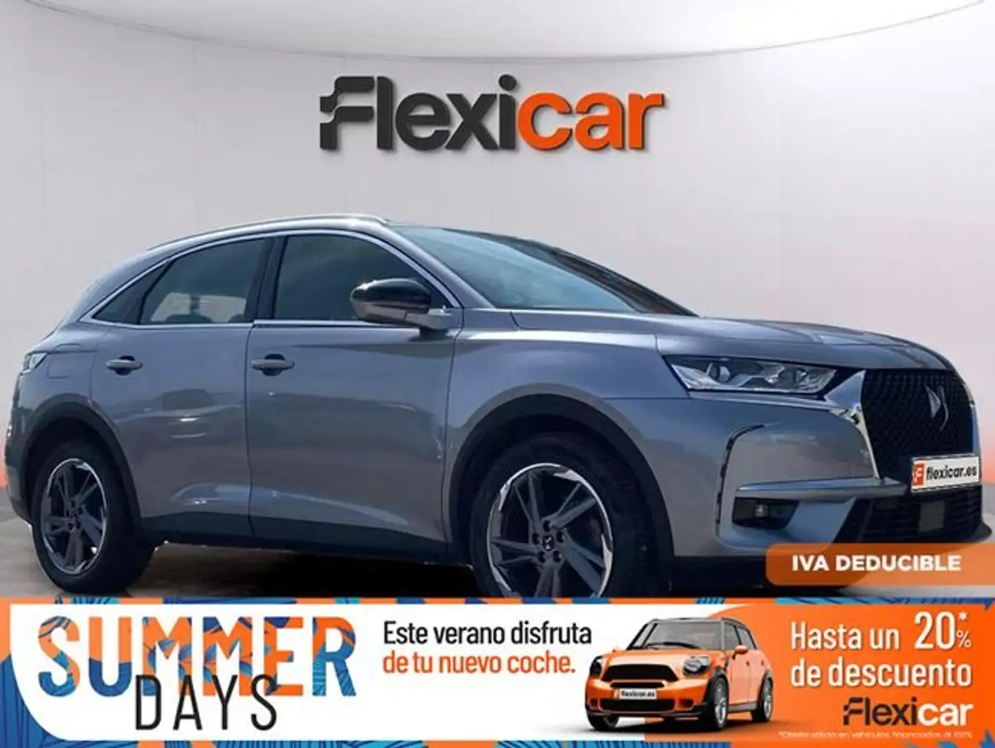 DS Automobiles DS 7 Crossback BlueHDi DE 96kW (130CV) Auto. CHIC Gris - 1