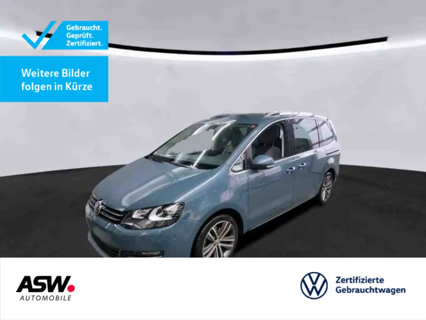 Volkswagen Sharan Highline 1.4TSI DSG Navi Bi-Xenon PDC AHK Blau - 1