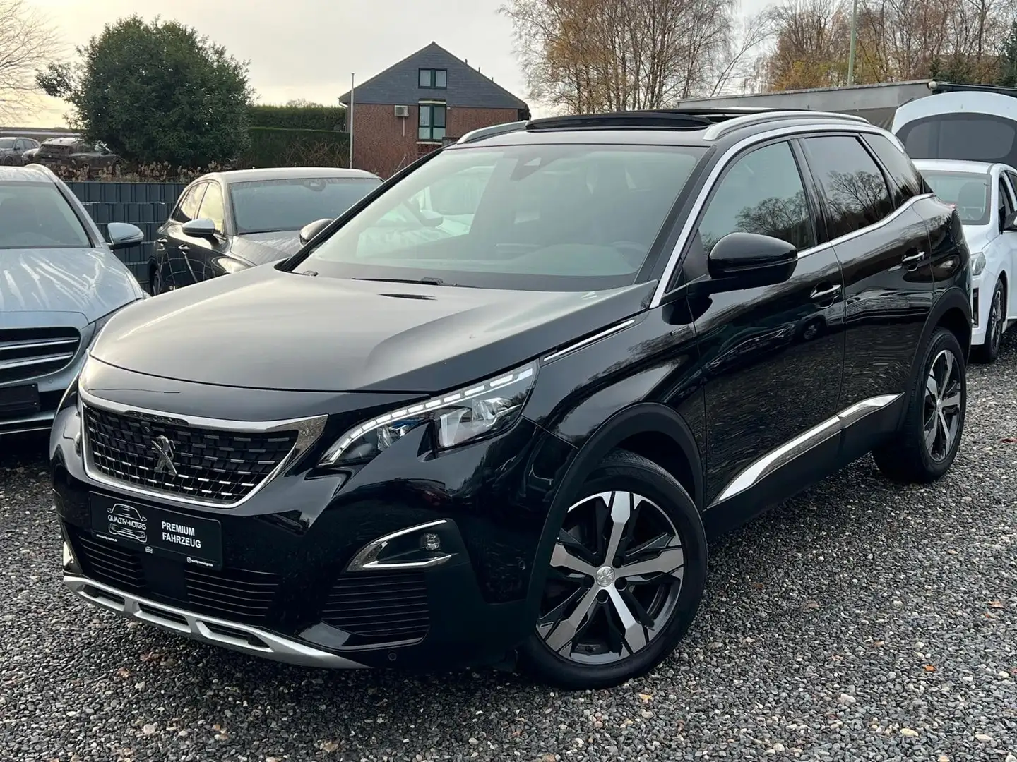 Peugeot 3008 ALLURE GT LINE-100% FULL OPTIONS-PANORAMA Schwarz - 1