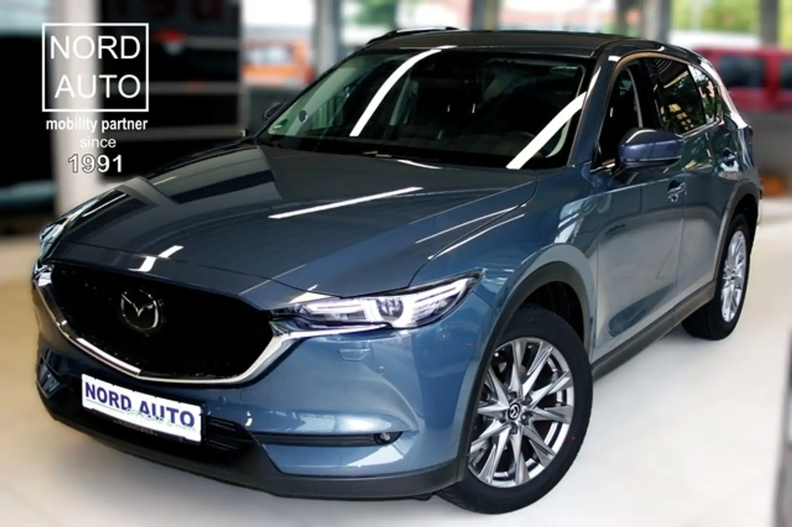 Mazda CX-5 2.2 Sports-Line 4x4 Autom. Leder/Navi/LED/ACC Grau - 1