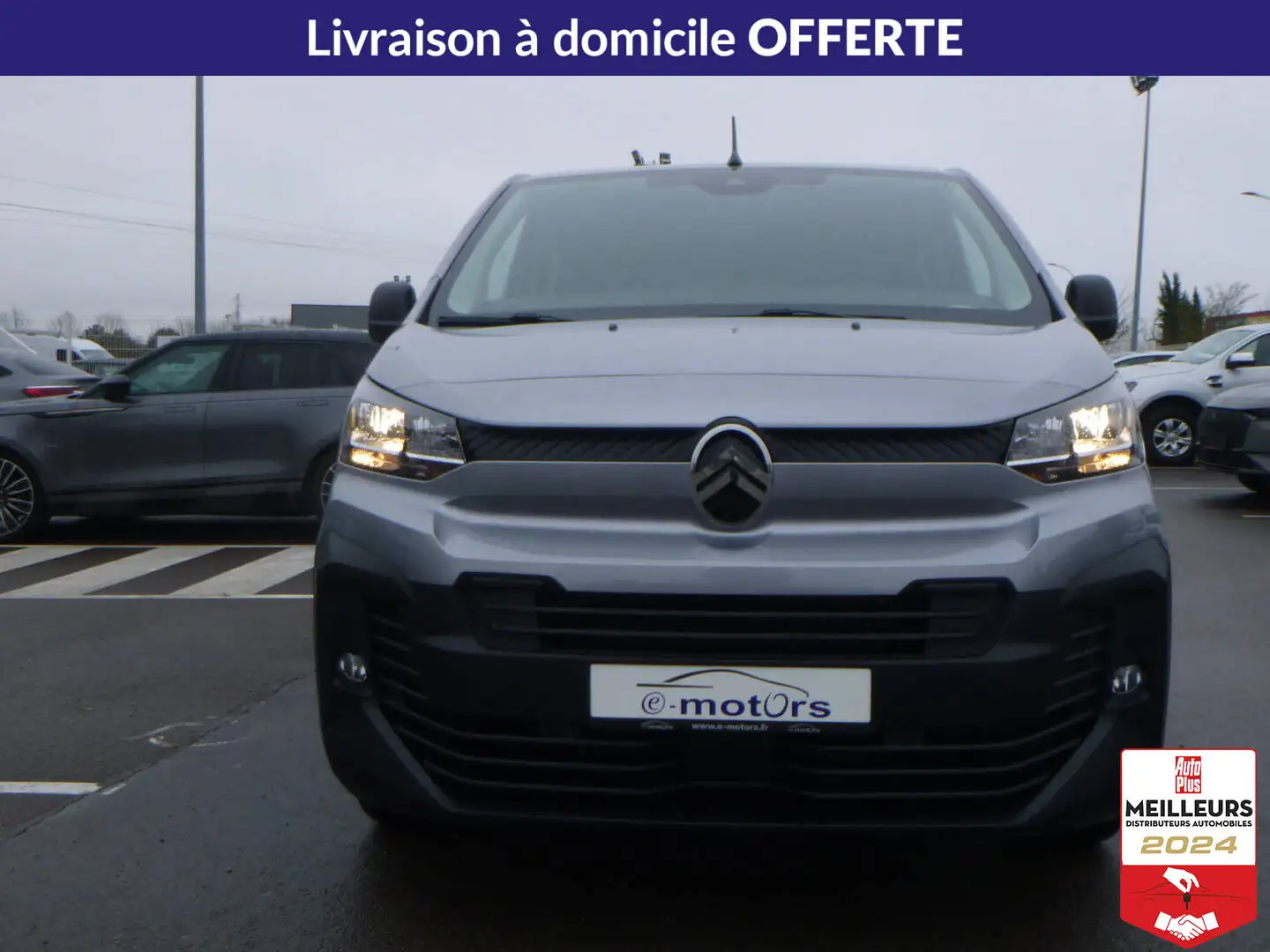 Citroen Jumpy XL BlueHDI 180 S\u0026S EAT8 6PL +Caméra Gris - 2