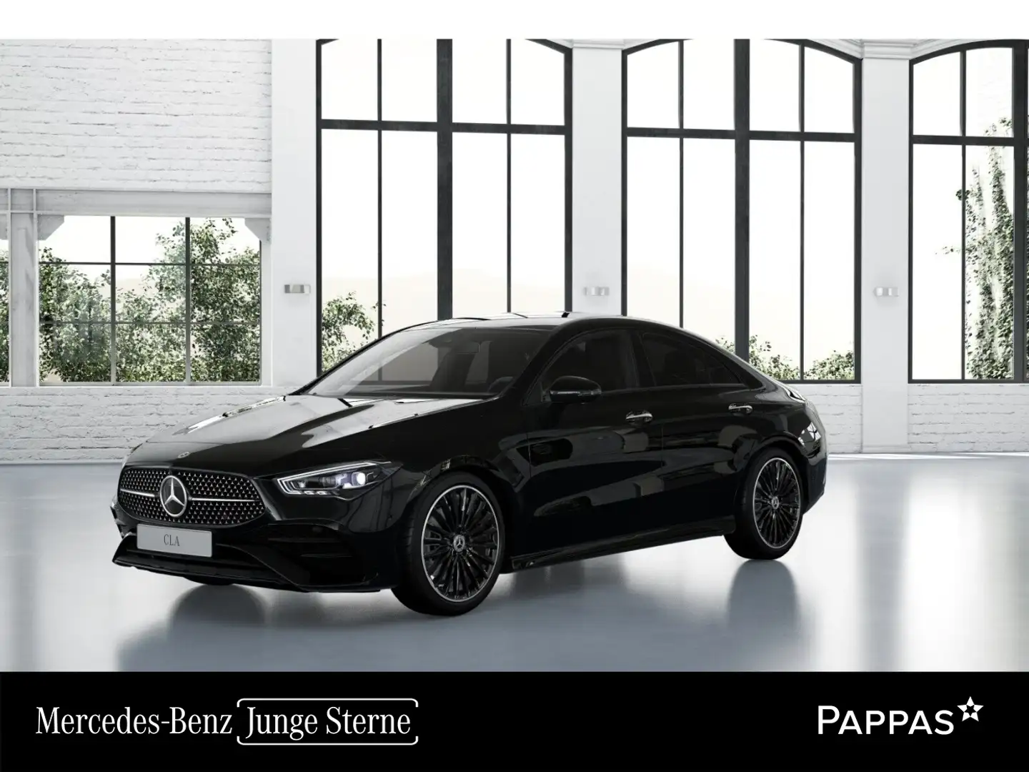 Mercedes-Benz CLA 200 d Coupé PTS Distr Navi AUT Wide Cam LED Schwarz - 1